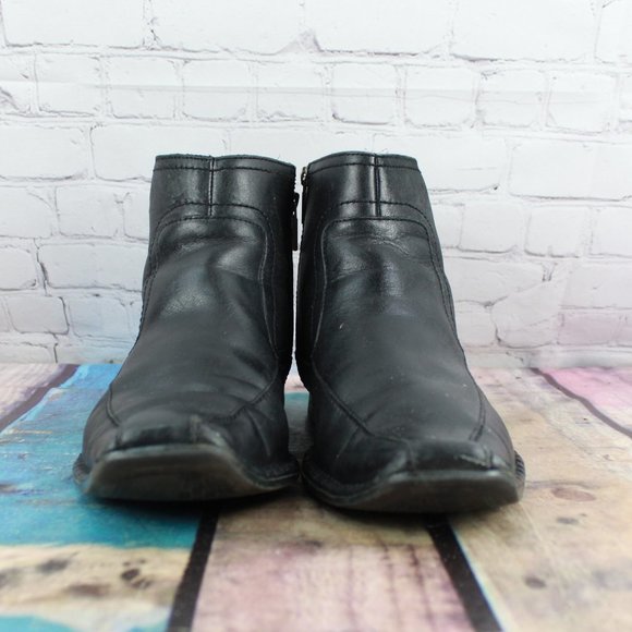 GUESS Square Toe Side Zip Ankle Boots Size 12 - Picture 4 of 9